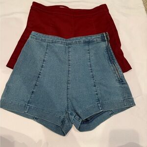 H&M high rise hot pant shorts buy one get one free 🆓